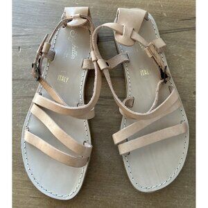 Seychelles Womens Upcycle Sandal Tan Brown Leather Gladiator Beach Casual Size 7